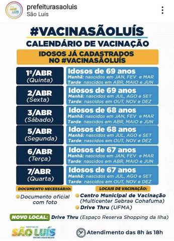 calendário