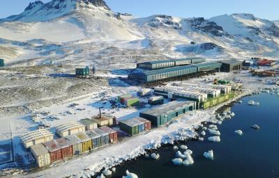 Estação de pesquisa brasileira na Antártica