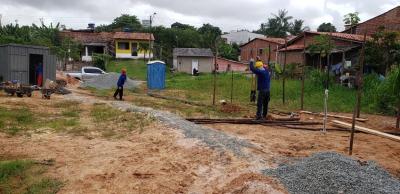 obras em terreno