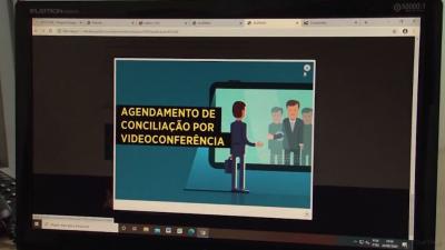 TJMA realiza mutirão com audiências virtuais