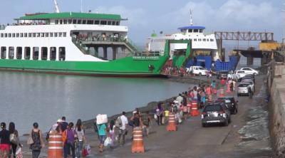 Terminal da Ponta da Espera tem movimento intenso para Réveillon