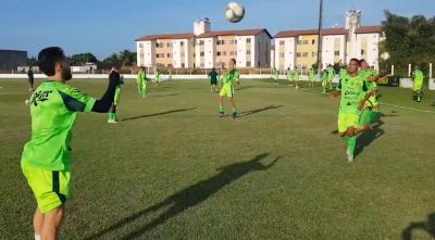 Sampaio realiza único treino antes de jogo contra o Moto