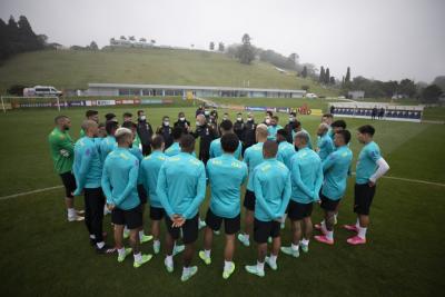 Treino da Seleção Brasileira na Granja Comary