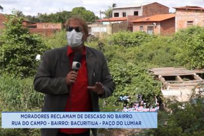 Moradores reclamam de infraestrutura de ruas em Paço do Lumiar