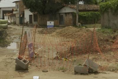  Obra inacabada em bairro de São Luís.