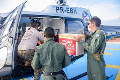 Vacinas começaram a ser distribuídas aos municípios maranhenses