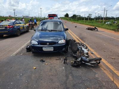 Motociclista morre após colisão na BR 010 em Imperatriz