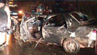 Carro capota e mata duas crianças na MA 204 em Paço do Lumiar