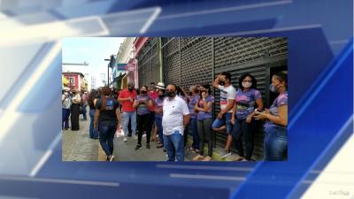 Lojistas protestam contra greve do ônibus em São Luís