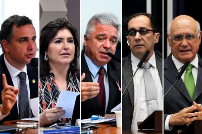 Cinco senadores disputam a Presidência do Senado na segunda (1)