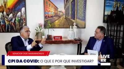 Senadores Roberto Rocha e Eduardo Girão discutem em live CPI da Covid-19