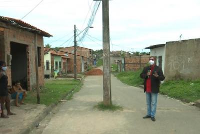 Balanço Geral-MA auxilia na retirada de poste no meio da rua no Salina do Sacavém