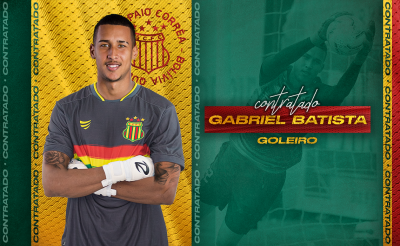 Sampaio anuncia a contratação do goleiro Gabriel Batista