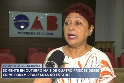 No MA, mais de quatro homens são presos no mês de outubro por estupro de vulnerável