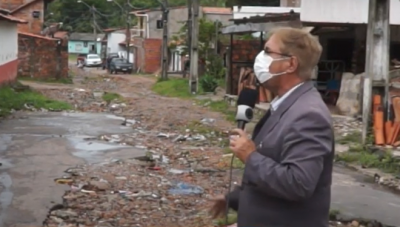Buracos prejudicam moradores e alunos, no Fumacê