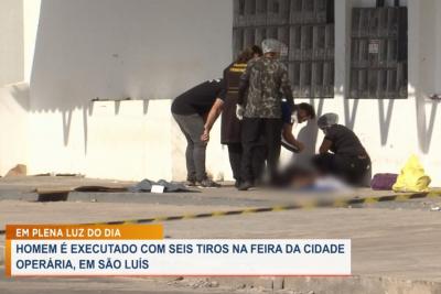 Homem é assassinado a tiros na feira da Cidade Operária