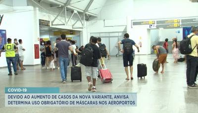 Covid-19: obrigatoriedade de uso de máscaras em aeroportos já está em vigor