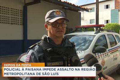 PM de folga impede assalto na região metropolitana de São Luís