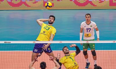 Vôlei: Brasil perde da China na Liga das Nações, em Brasília