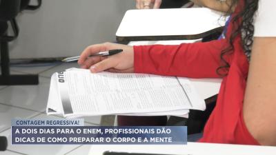 Veja dicas para preparar corpo e mente para o Enem 2023