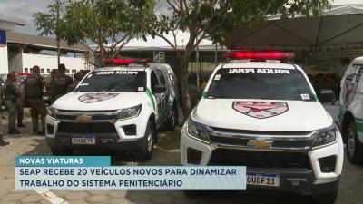 SEAP recebe veículos novos para dinamizar trabalho do sistema penitenciário