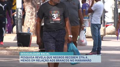 Pesquisa revela que negros recebem 37% a menos em relação aos brancos no MA