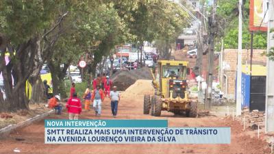 Obra de requalificação é feita na intervenção na Av. Lourenço Vieira da Silva em São Luís