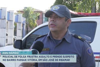 PM de folga frustra assalto no bairro Parque Vitória