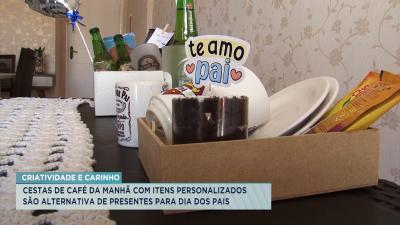 Cestas de café com itens personalizados são alternativa de presentes para Dia dos Pais