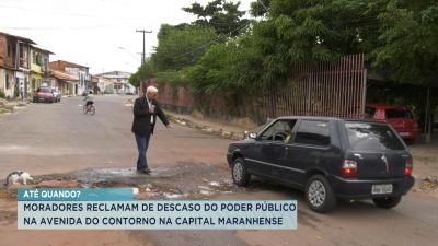 Na Avenida do Contorno, no bairro Jordoa, moradores reclamam de infraestrutura