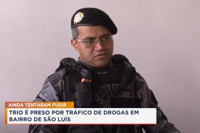 Dupla é conduzida por suspeita de tráfico de drogas no São Francisco