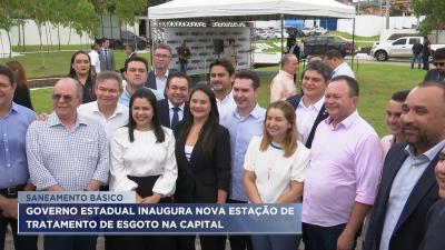 Governo inaugura Estação de Tratamento de Esgoto do Anil