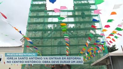 Igreja de Santo Antônio para por processo de reestruturação