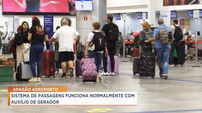 Apagão: atividades do aeroporto de São Luís funcionam normalmente