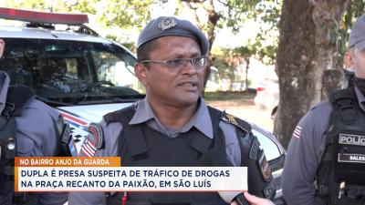 Polícia aprende drogas em praça do Anjo da Guarda após denúncias