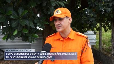 Bombeiros orientam sobre ações em casos de acidentes com embarcações