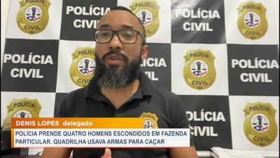 São Domingos: 4 pessoas são presas por posse irregular de arma de fogo
