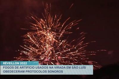 Réveillon 2022 no MA teve fogos de artifício silenciosos