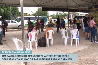 Trabalhadores do transporte alternativo estão otimistas com fluxo no Carnaval