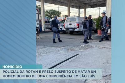 São Luís: PM é suspeito de homicídio em loja de conveniências