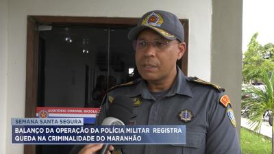 PMMA registra queda na criminalidade durante a Semana Santa