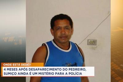 Poção de Pedras: família busca informações de pedreiro desaparecido há 4 meses