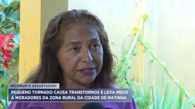 Matinha: pequeno tornado causa transtornos e medo na zona rural 