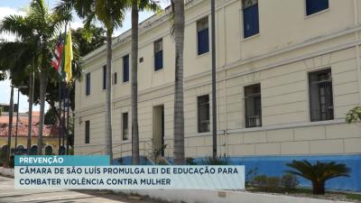 Câmara de São Luís promulga lei de educação para combater violência contra mulher