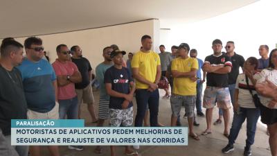 Motoristas de aplicativo fazem greve por reajuste de valores nas corridas e mais segurança