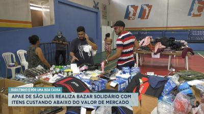 APAE realiza bazar solidário com itens doados pela Receita Federal