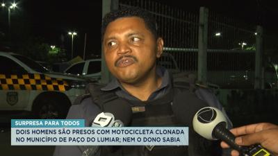 Paço do Lumiar: dois homens são presos com motocicleta clonada 