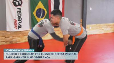 Aumenta a busca de mulheres por curso de defesa pessoal