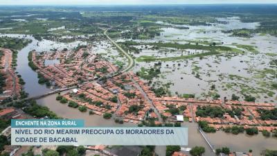 Bacabal: nível do Rio Mearim preocupa moradores