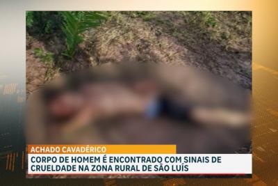 Corpo é encontrado com requintes de crueldade na zona rural de São Luís